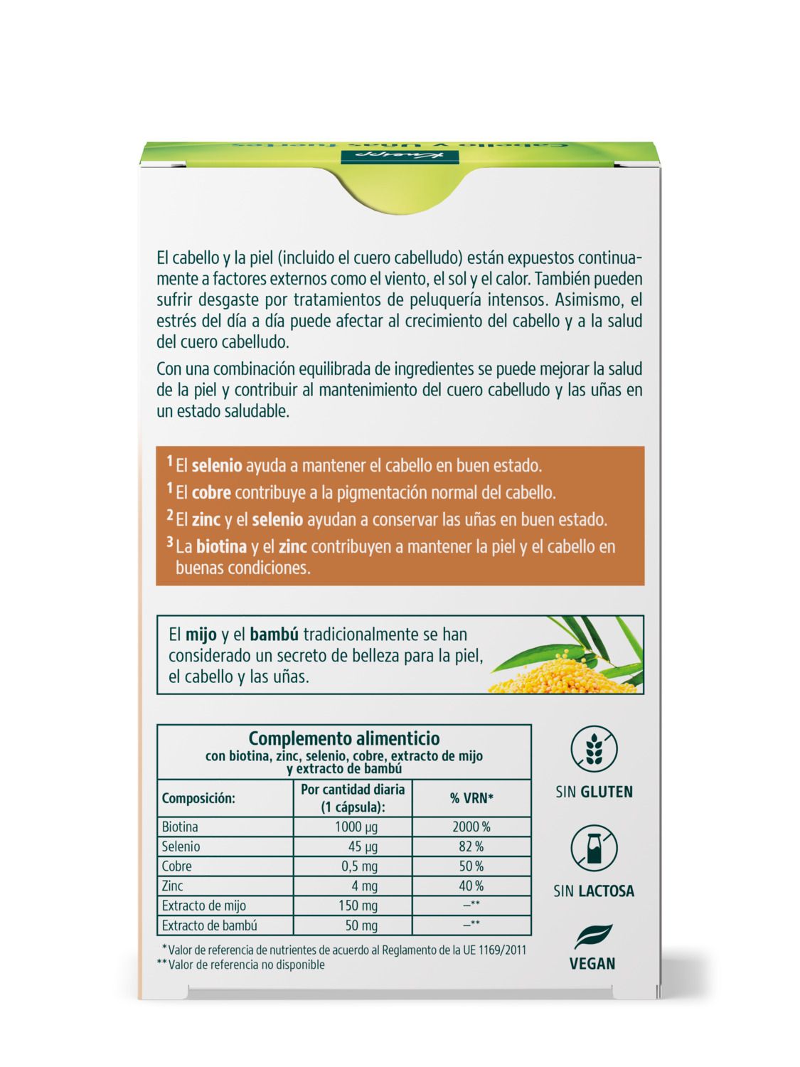Stipri mati un nagi Vitamīni un minerālvielas