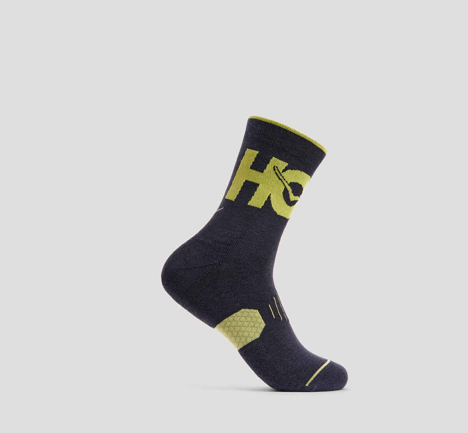 HOKA Crew hardloopsokken zwart