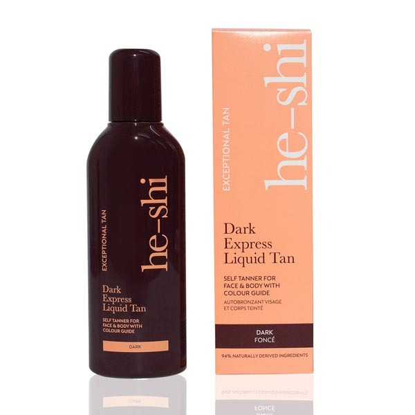 He-Shi Express flytende brunfarge mørk 150ml