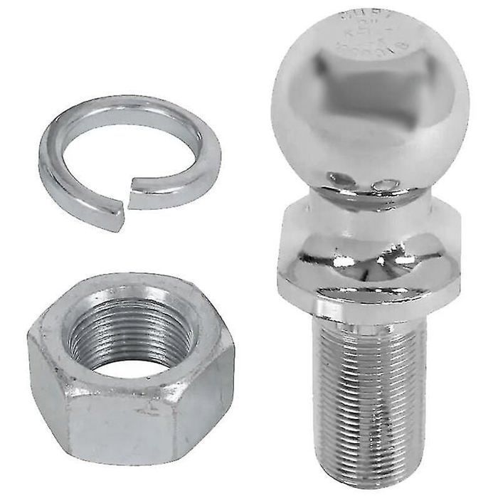Bola de remolque cromada con capacidad para 50 mm de diámetro, repuestos para remolques, accesorios para vehículos recreativos.
