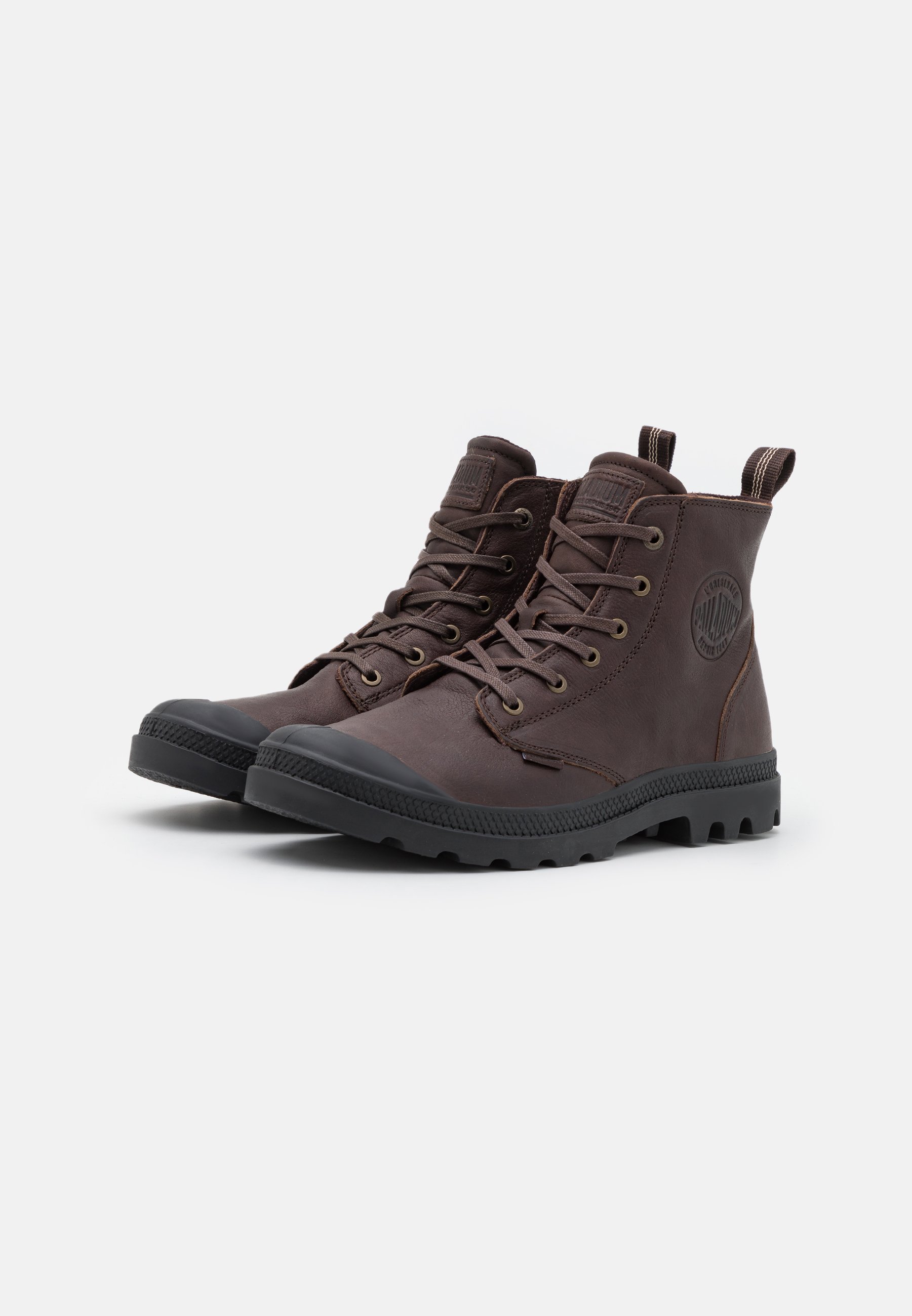 Palladium PAMPA - Stivaletti stringati - bisonte