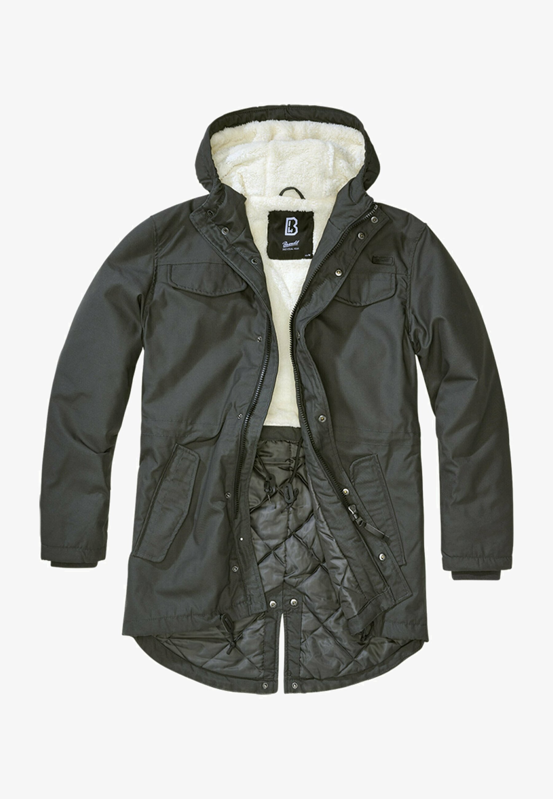 Brandit MARSH LAKE - Parka - antraciet