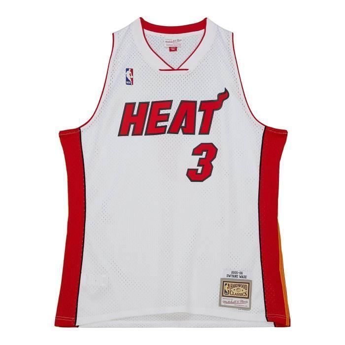 Koripallopelipaita - MITCHELL & NESS - Miami Heat - Monivärinen - Koko XL - Miesten