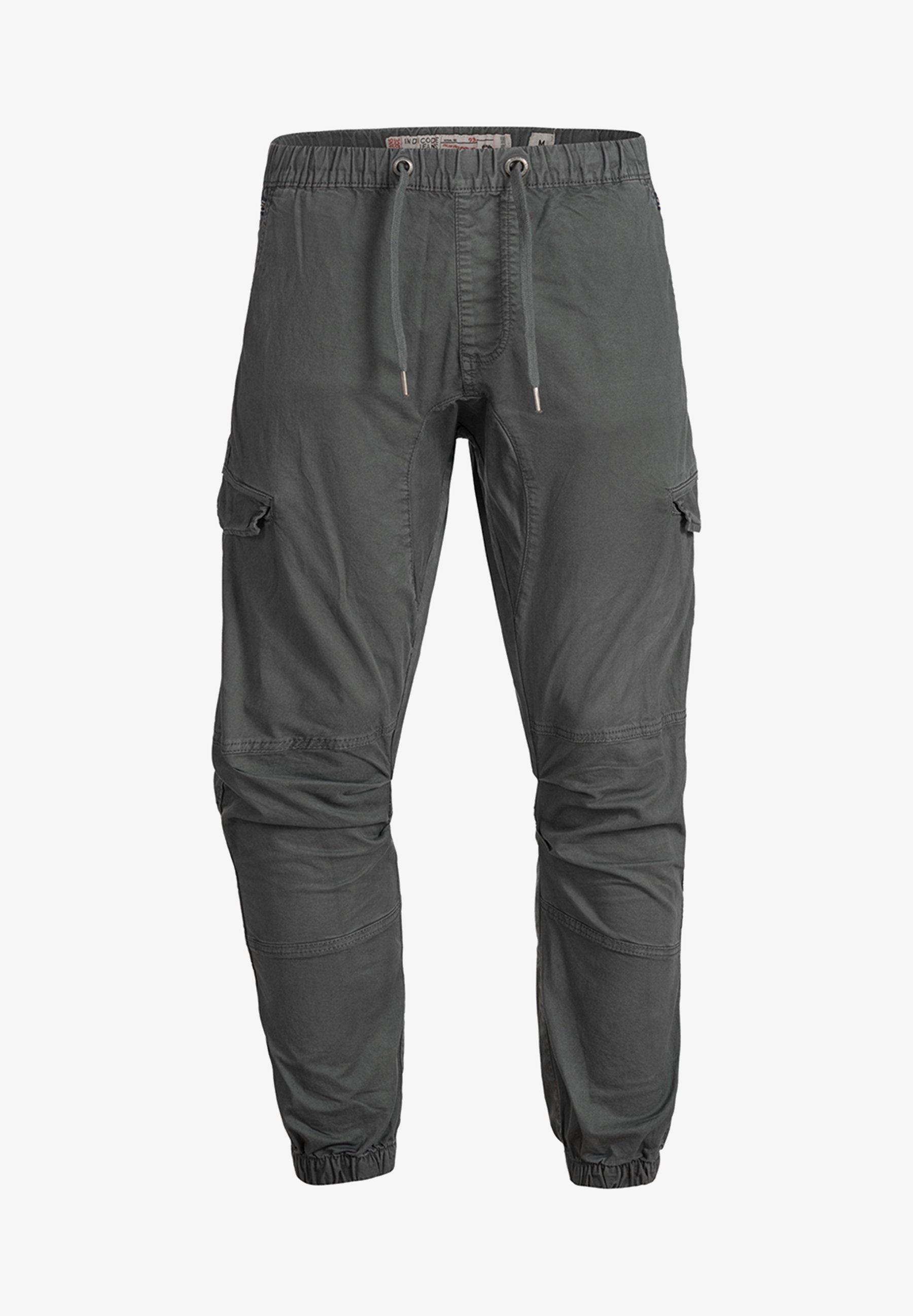 Džíny INDICODE JEANS - Cargo kalhoty - antracit