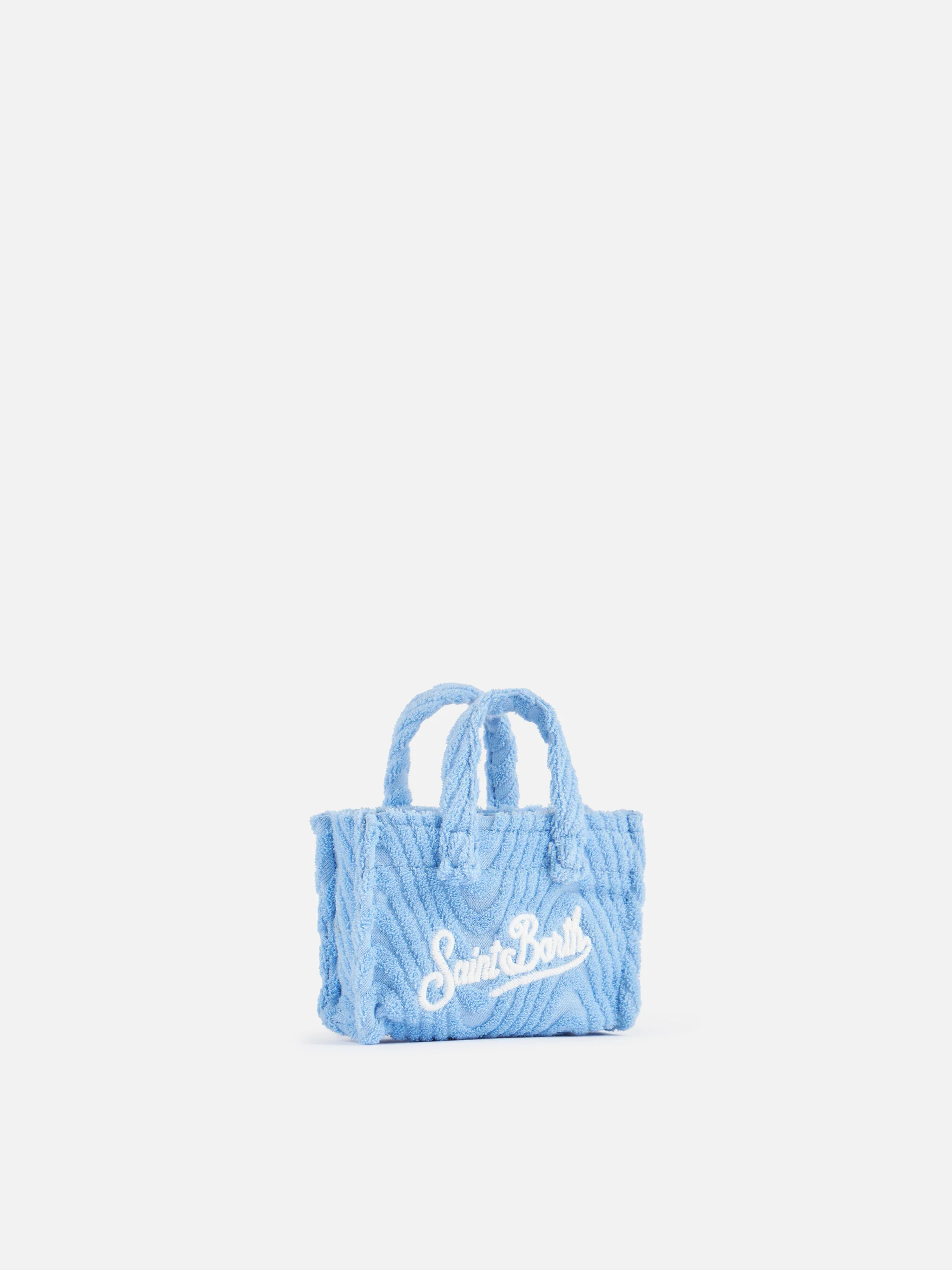 Porte-clés Keybag en éponge bleue gaufrée