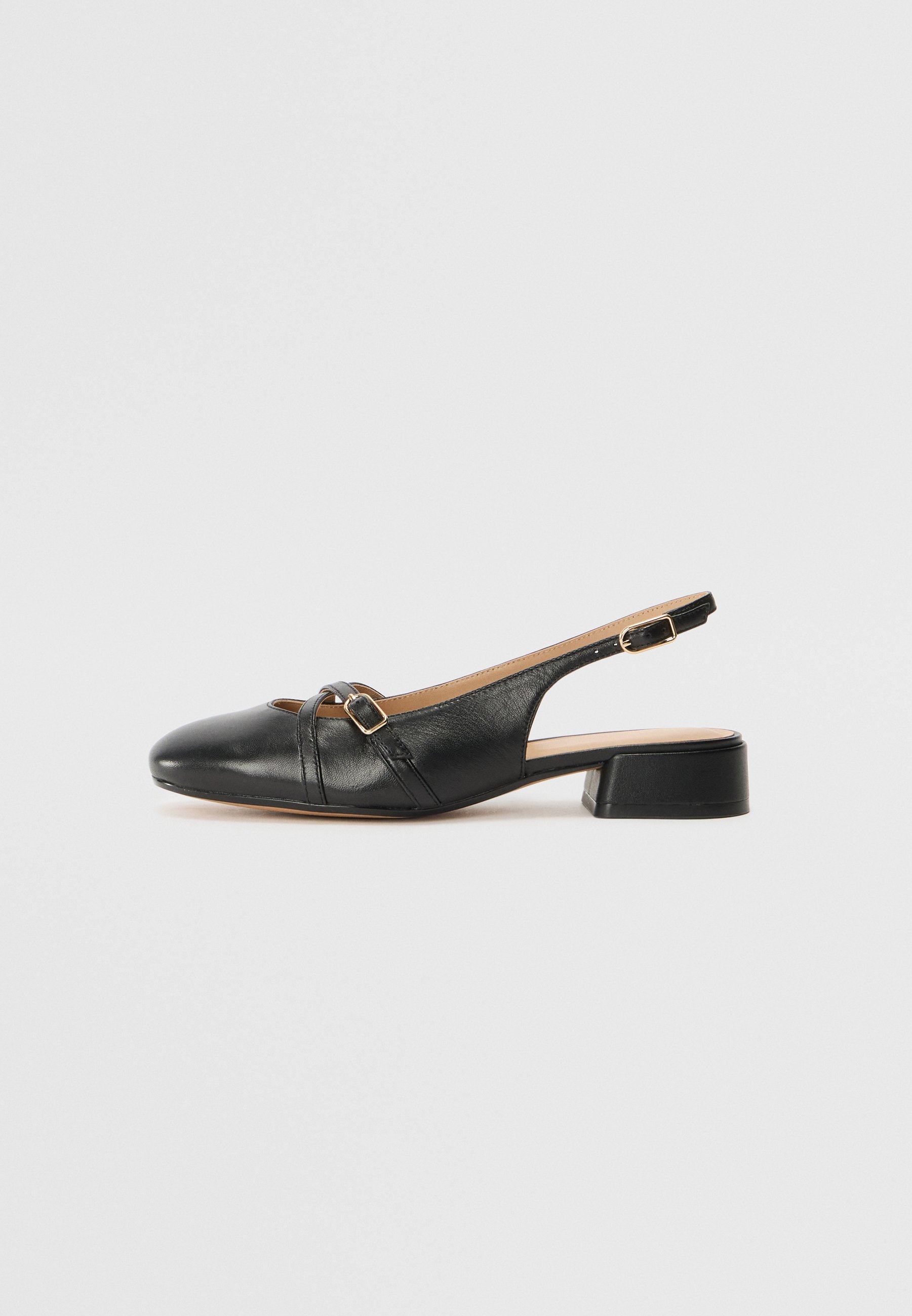 Geox DHYALMA - Ballerina's met slingback - zwart