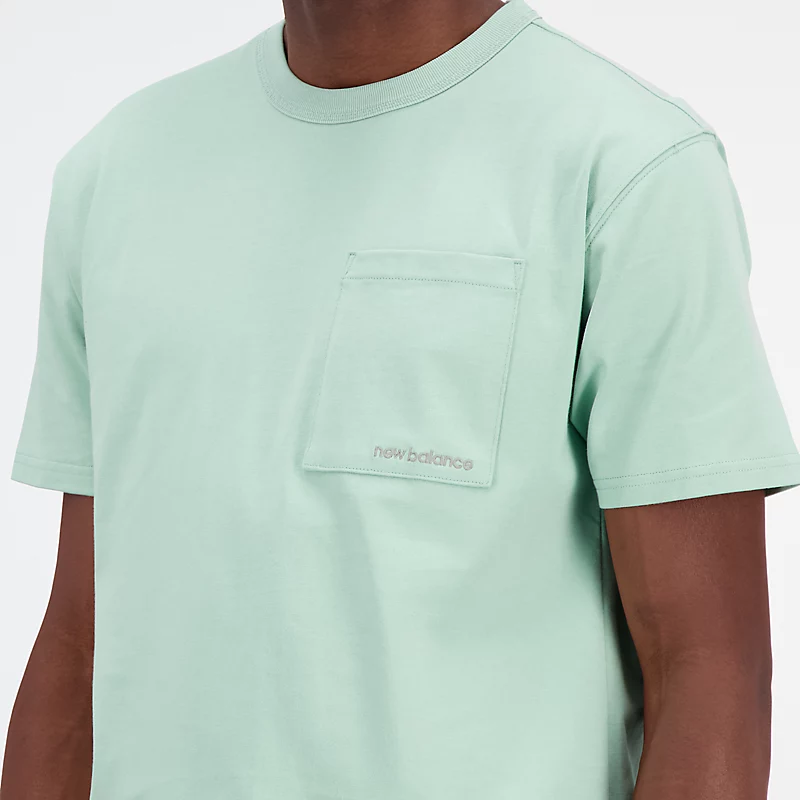 NB Athletics Nature State T-shirt met korte mouwen voor heren - Salieblad