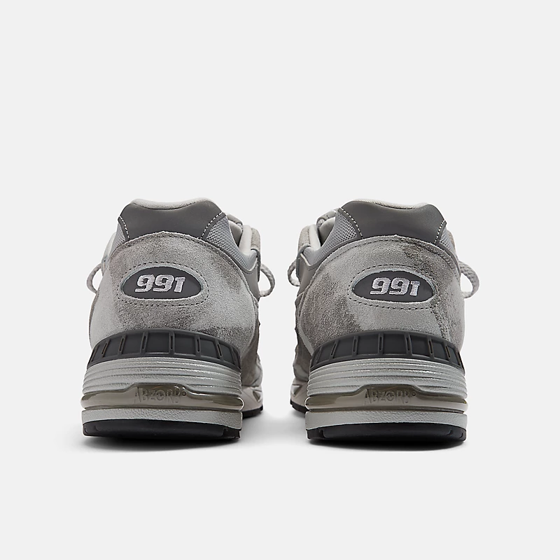 Herenschoenen, MADE IN THE UK 991v1 Pigmented - Grijs met microchip en legering