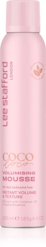 „Lee Stafford CoCo LoCo Agave Luxury“ apimties suteikiančios putos ploniems ir ploniems plaukams