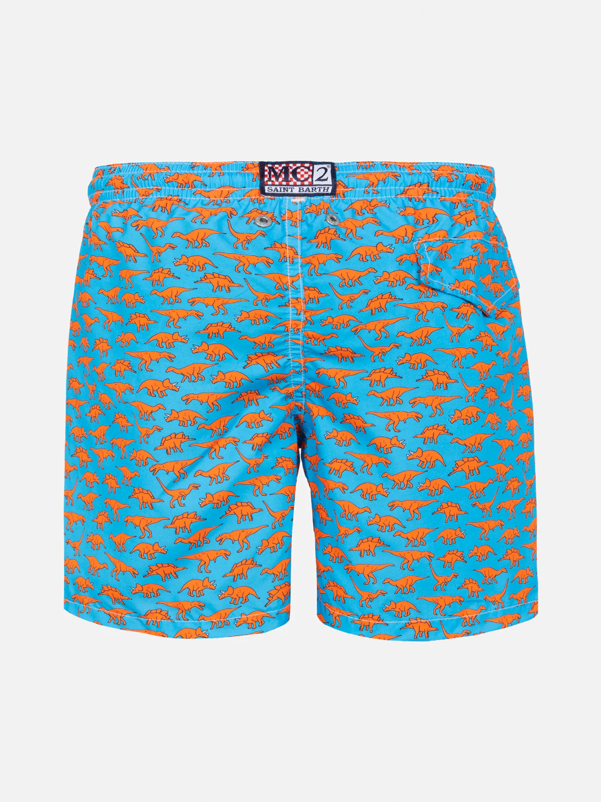 Traje de baño ligero para niños con estampado de dinosaurios.