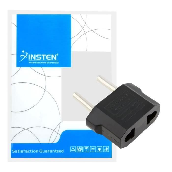 Adaptador convertidor de corriente INSTEN® de Australia, China, EE. UU., Japón a Francia, Unión Europea (UE) para cargar...