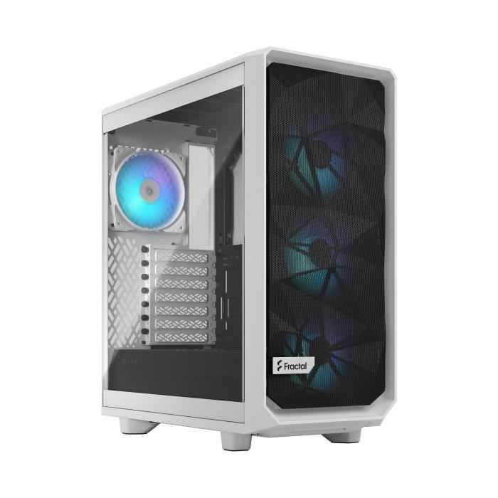 Gabinete para PC ATX FRACTAL DESIGN Meshify 2 Compact RGB Branco TG Clear Tint