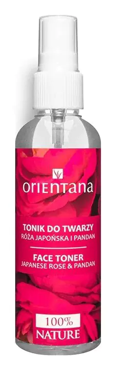 Orientana Tonik do twarzy Róża Japońska i Pandan