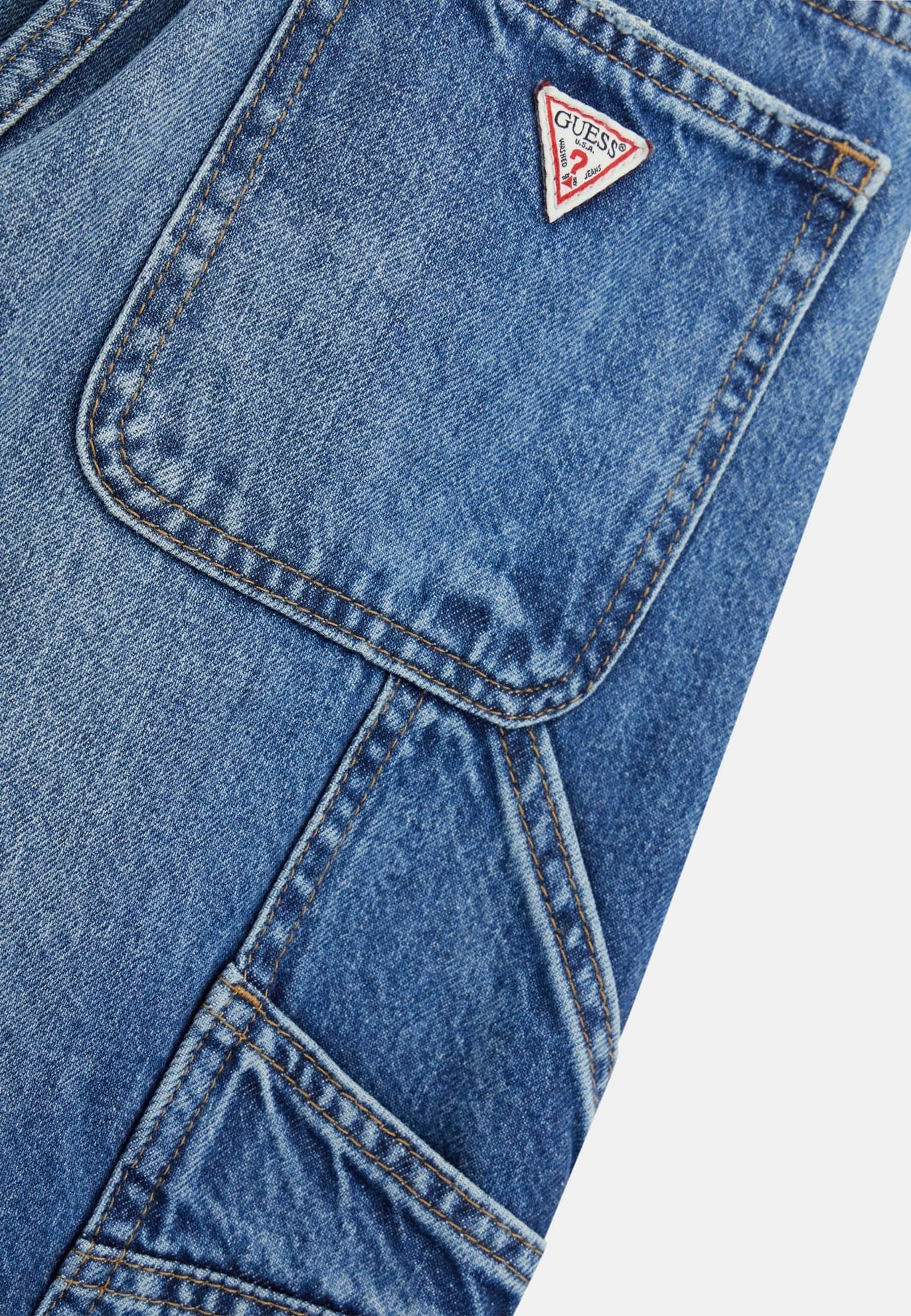 Guess PALAZZO - Rechte jeans - blauw