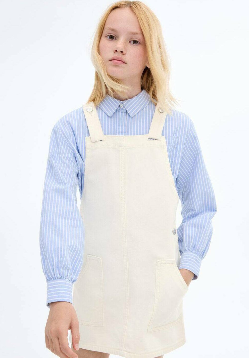 Mango Kids TEEN - Farkkumekko - luonnonvalkoinen