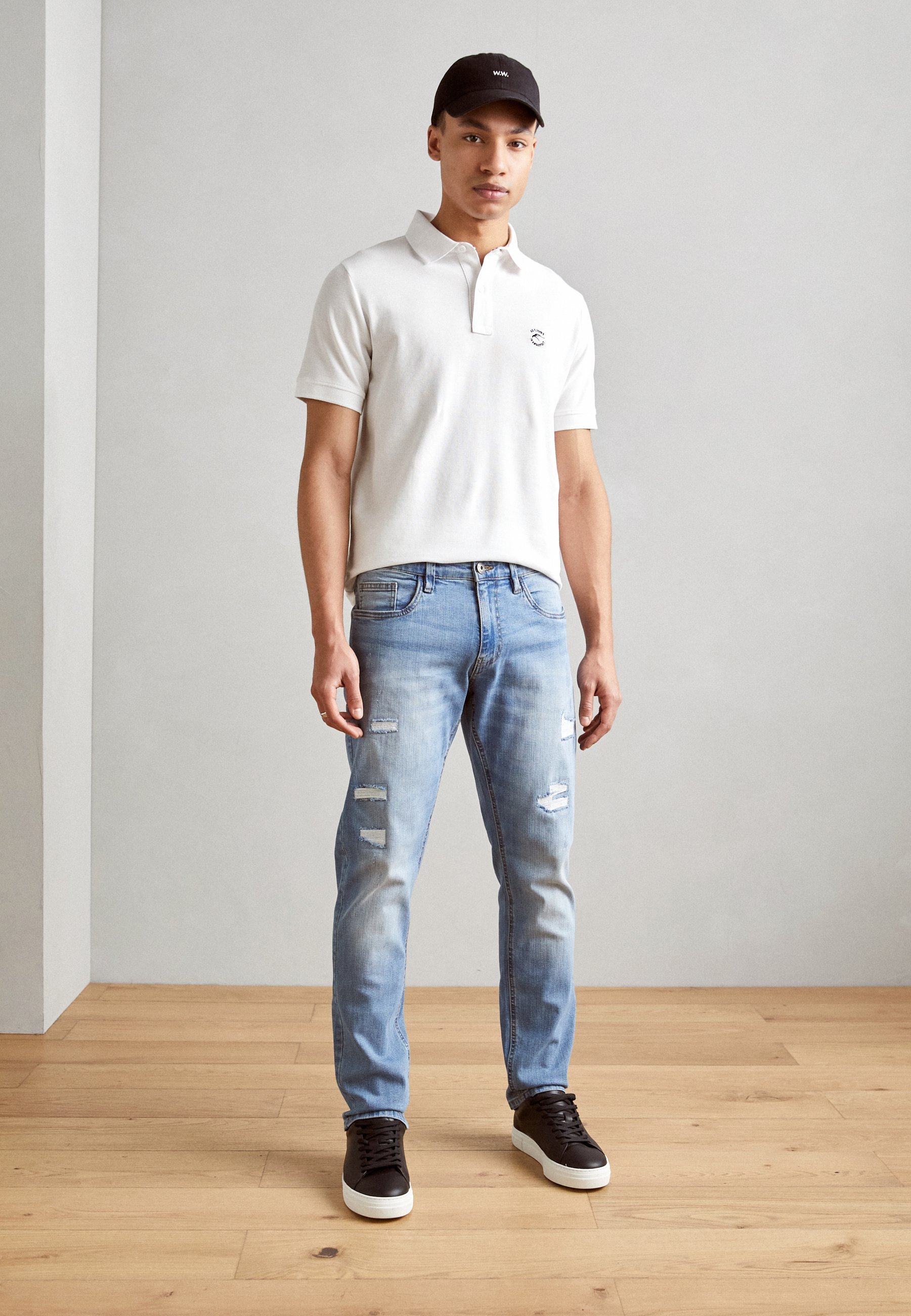 INDICODE JEANS Jean slim - délavage bleu