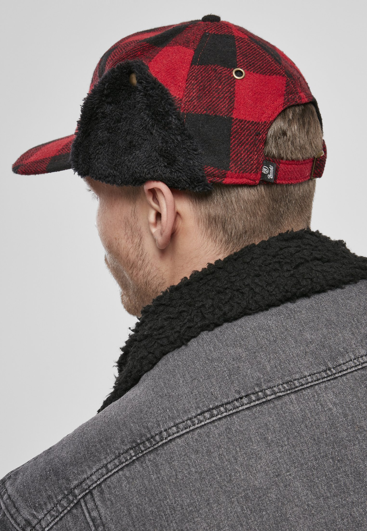 Brandit Cap - rood/zwart