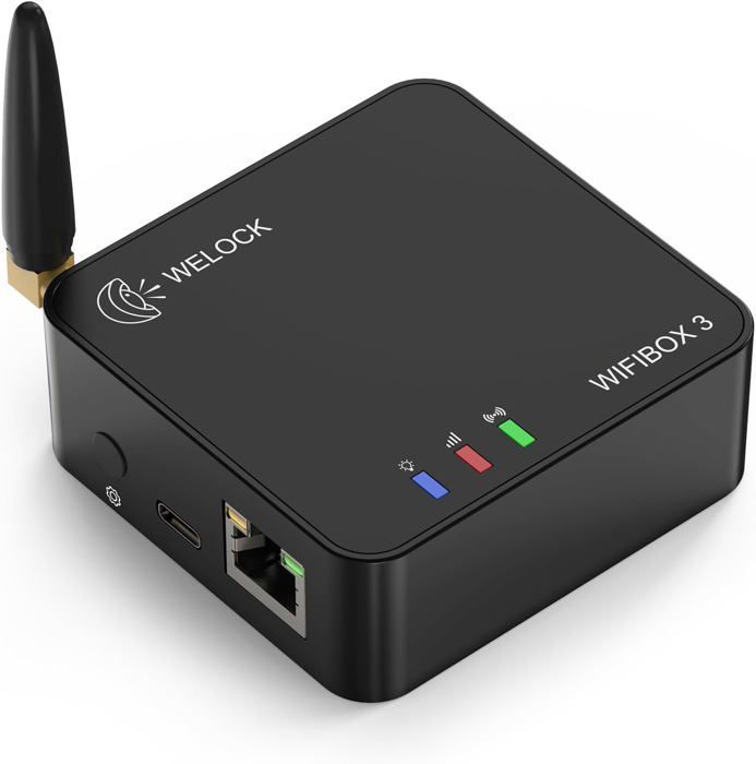 WELOCK WIFIBOX3 Passerelle Bluetooth Intelligente pour déverrouiller la Serrure Connectée et se connecter à Alexa