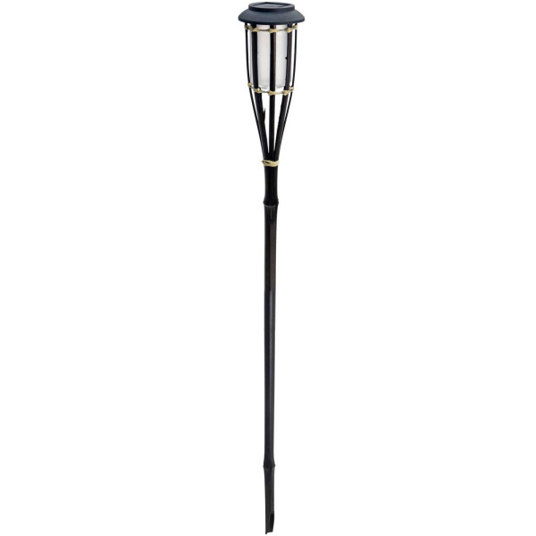 Bambusowa lampa solarna pochodnia, 65 cm