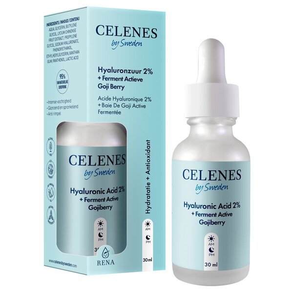 Celenes By Sweden sérum s kyselinou hyalurónovou a aktívnym kvasením goji<br>30ml - všetky typy pleti