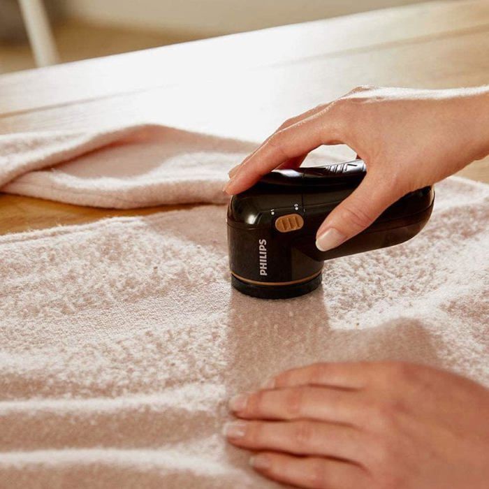 Rasoir Anti-Bouloche - PHILIPS - GC026/80 - Noir et Or - Élimine peluches et bouloches - Mixte