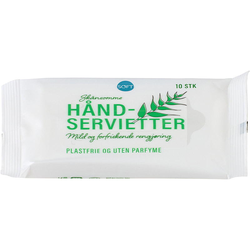 Bløde vådservietter 10 stk. Aloe vera rejsepakke