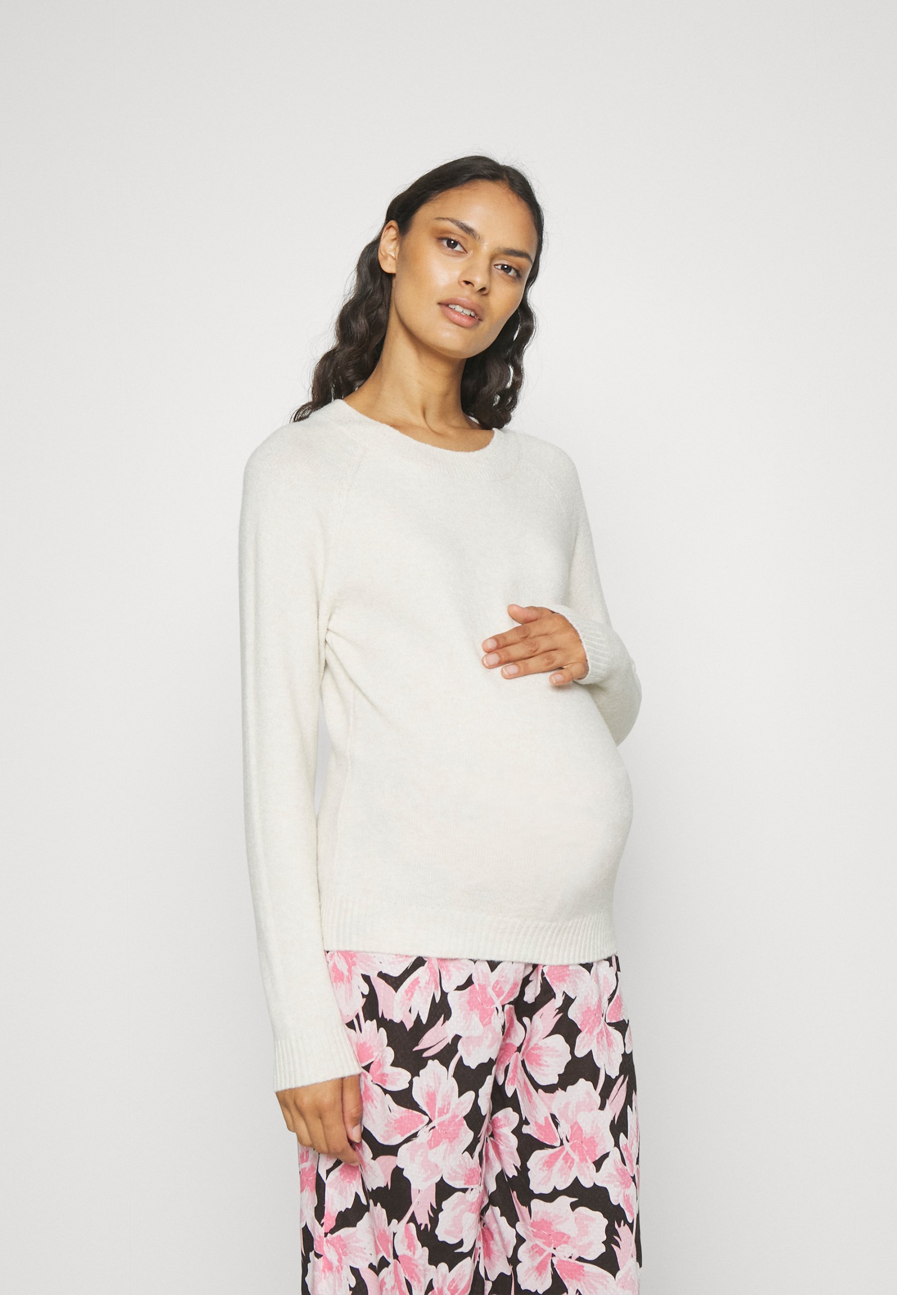 Vero Moda Maternity VMMDOFFY LS O-NECK GA - Macacão - bétula