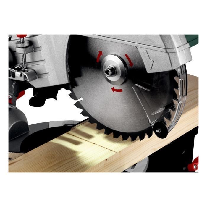 Troncatrice radiale METABO KGS305M - Linea di taglio di precisione a LED - 613305000 - Modello 2023