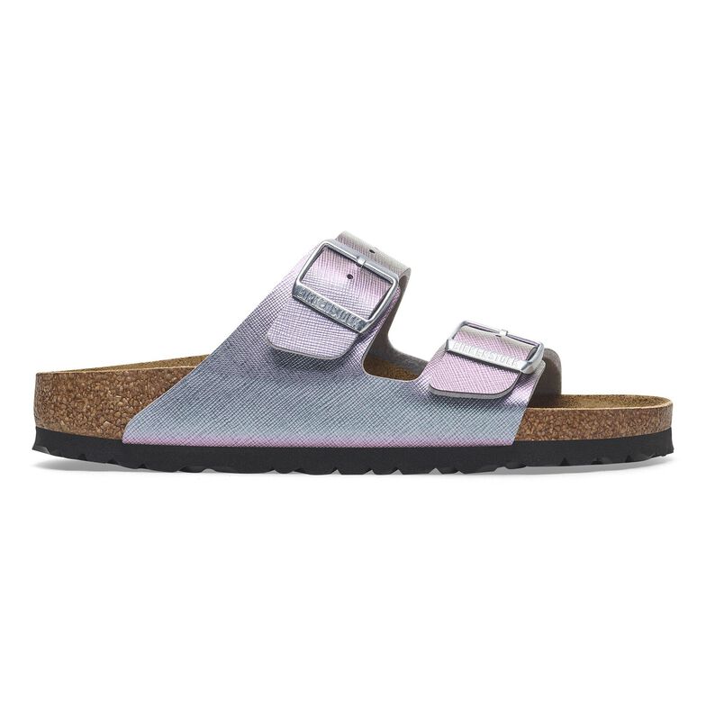 Arizona Birko-Flor goffrata - Saffiano Iridescent Viola Saffiano Iridescent Viola