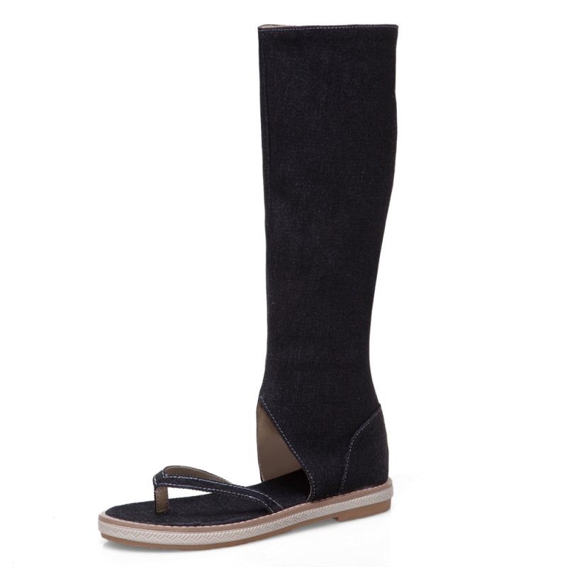 Denim plate-forme sandales pour femmes gladiateur sandales dames été chaussures décontractées Sandalias De Las Mujeres Sandalias Mujer