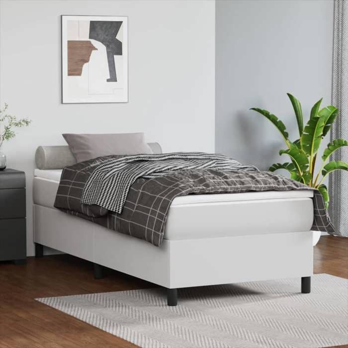 vidaXL Estructura de cama con somier de láminas, cama tapizada, cama individual con base de láminas, cama para dormitorio de adultos, moderna, 3121030