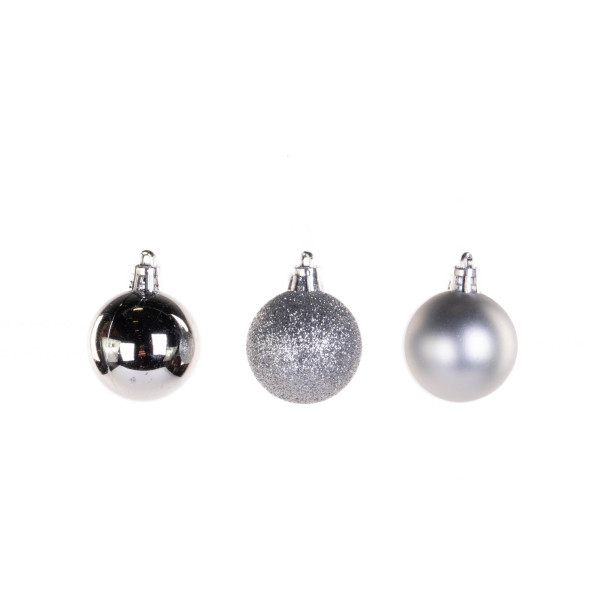 Bombki choinkowe, Ø 4 cm, 20 sztuk