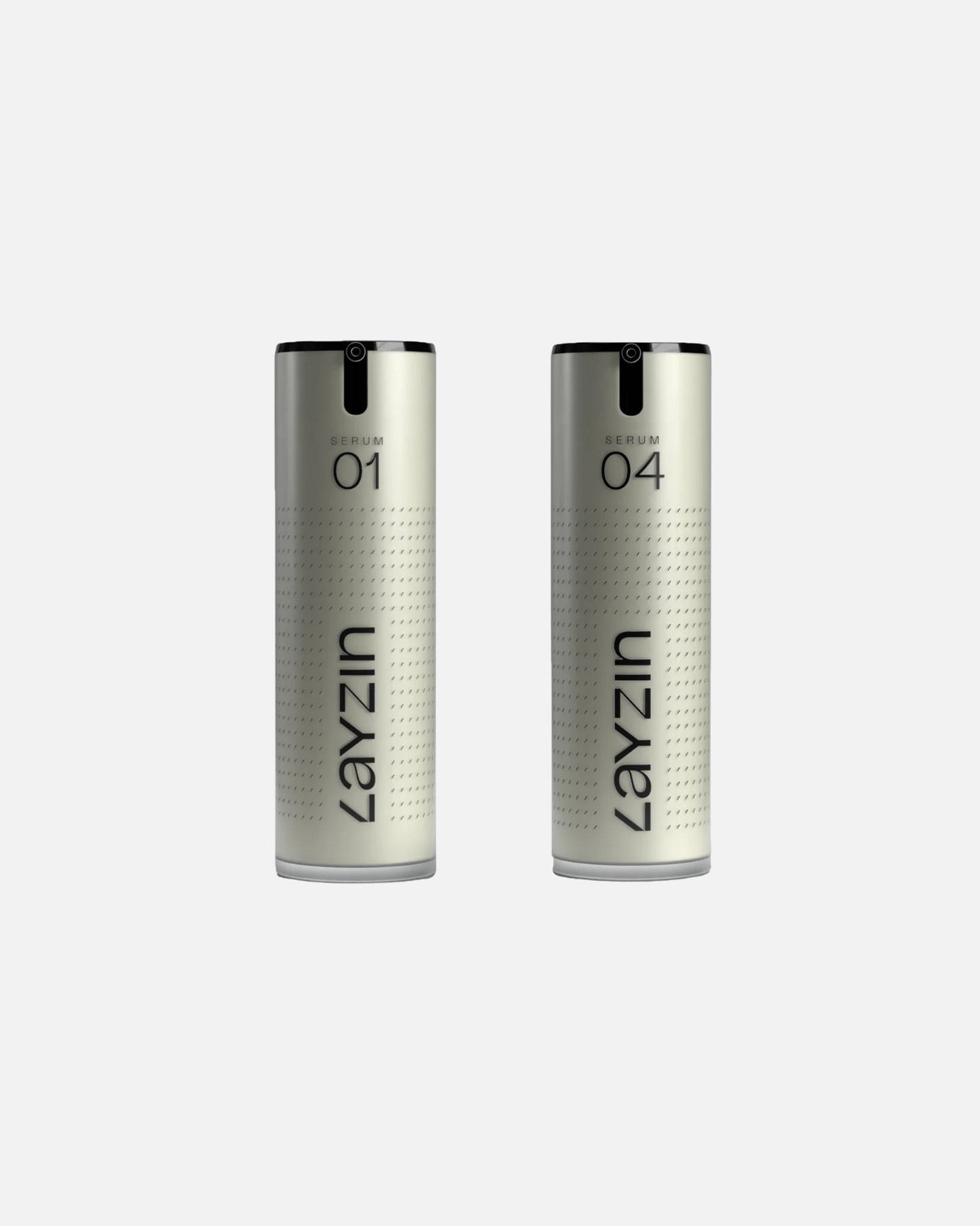 LAYZIN kremas nuo strijų „Essential Care DUO“ – drėkinamasis serumas ir odos atnaujinimo serumas – 1 vnt.