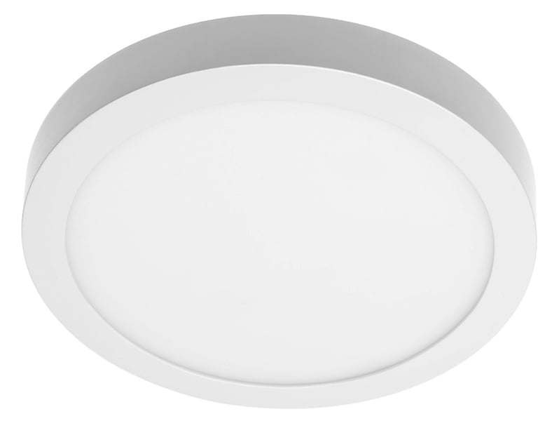 Plafon  Oris Plus LED 30 cm aluminiowy biały