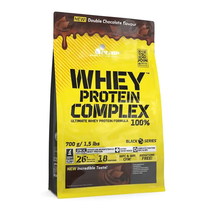 Olimp Whey Protein Complex 100% o smaku double chocolate proszek
