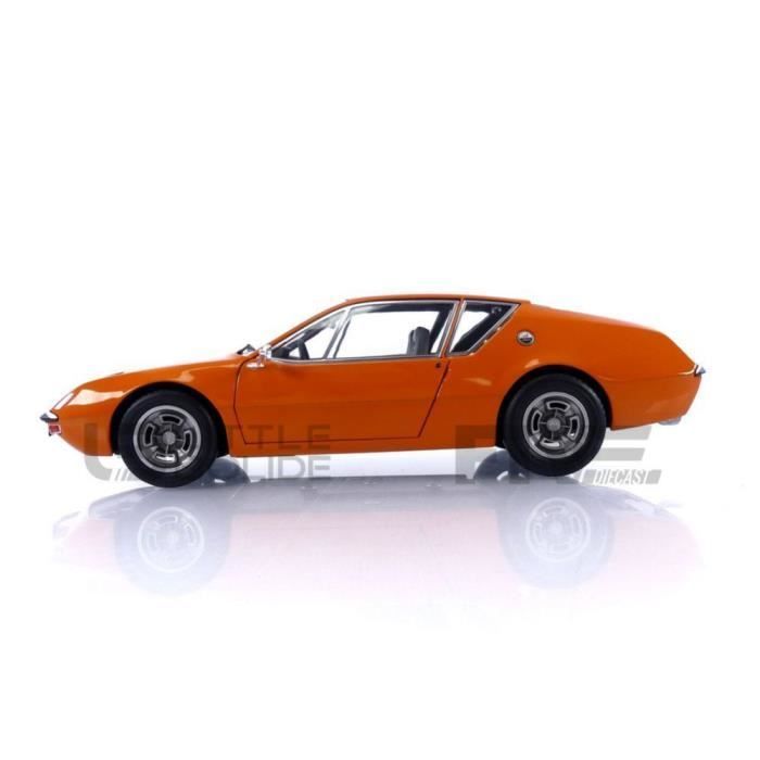 Miniature Collectible Car - NOREV 1/18 - ALPINE A310 1600 VF - White and Orange