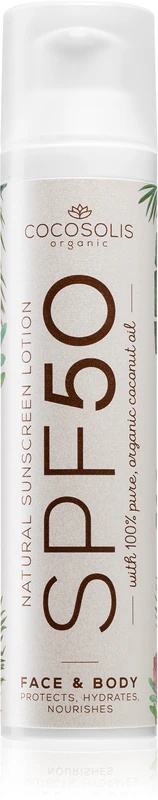 COCOSOLIS Naravna losjon za sončenje zaščitna krema za sončenje SPF 50