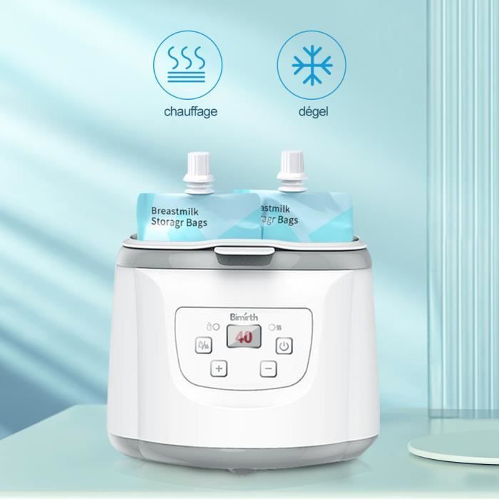 Chauffe-biberon 6 en 1 Préparateur-Chauffe Biberon Stérilisateur de Biberons avec Dégivrage Grand écran LCD