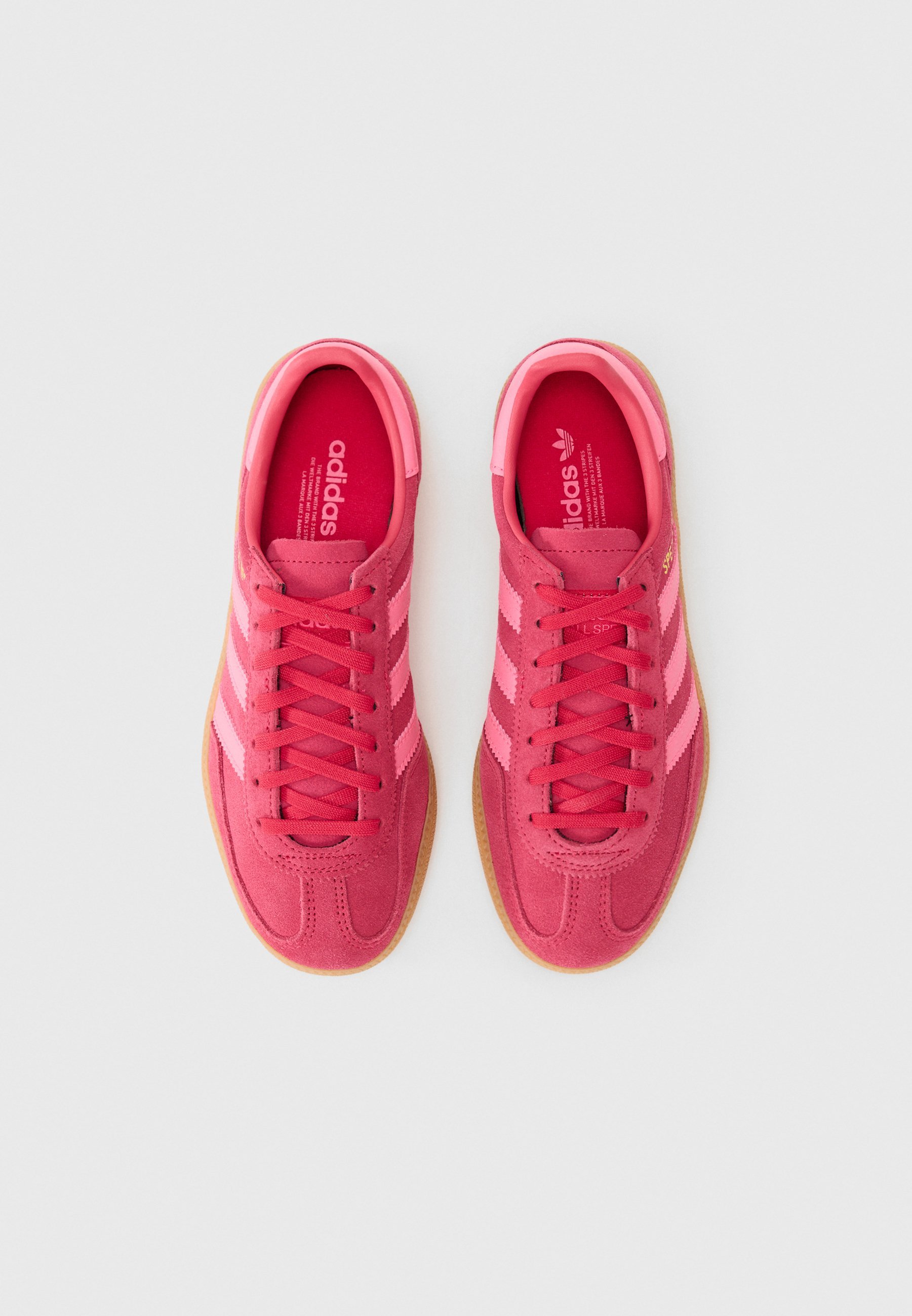 adidas Originals HANDBALL SPEZIAL UNISEX - Sneakers laag - ruby red/lucid pink/gum