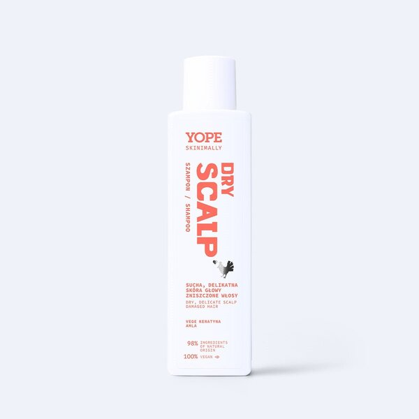 Champú Yope Skinimally para cuero cabelludo seco, 250 ml