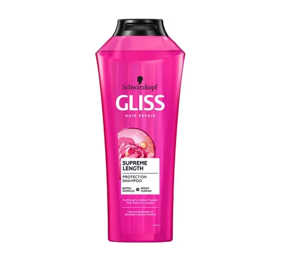 GLISS SUPREME LENGHT SZAMPON DO WŁOSÓW DŁUGICH I PRZETŁUSZCZAJĄCYCH SIĘ 400ML