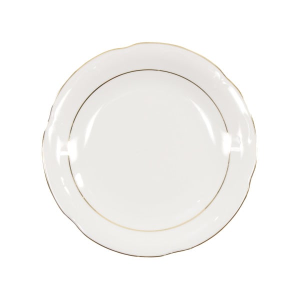 Talerz płytki 17 cm Kamelia Złota Linia B014