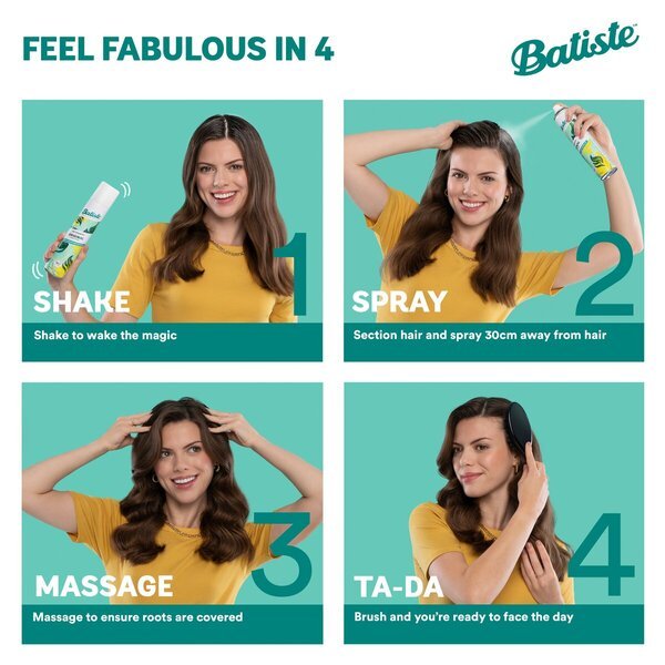 Batiste suhi šampon s okusom trešnje<br>200ml