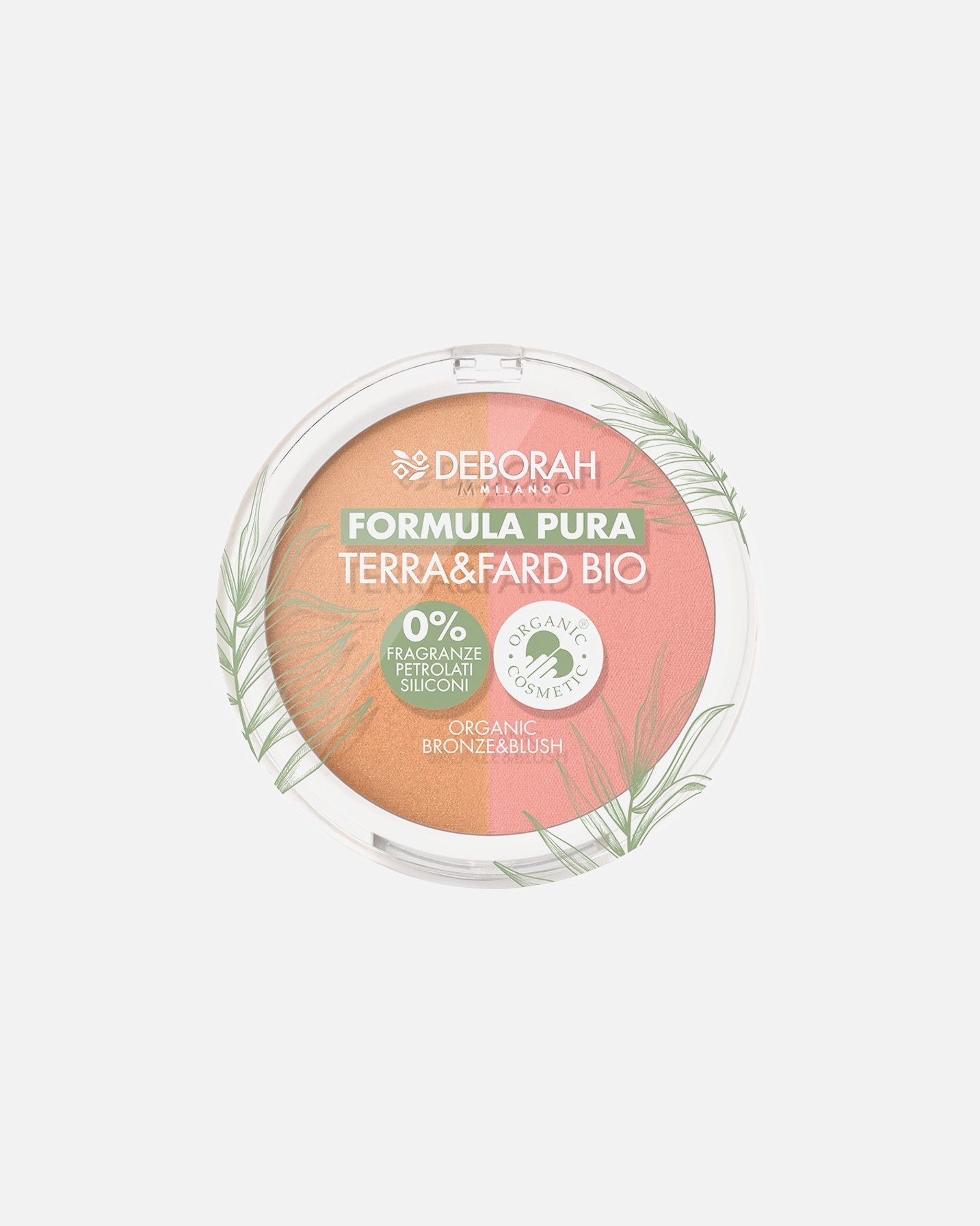 Deborah Milano Bronzer Formula Pura Bronzer+Blush - 1 gab.
