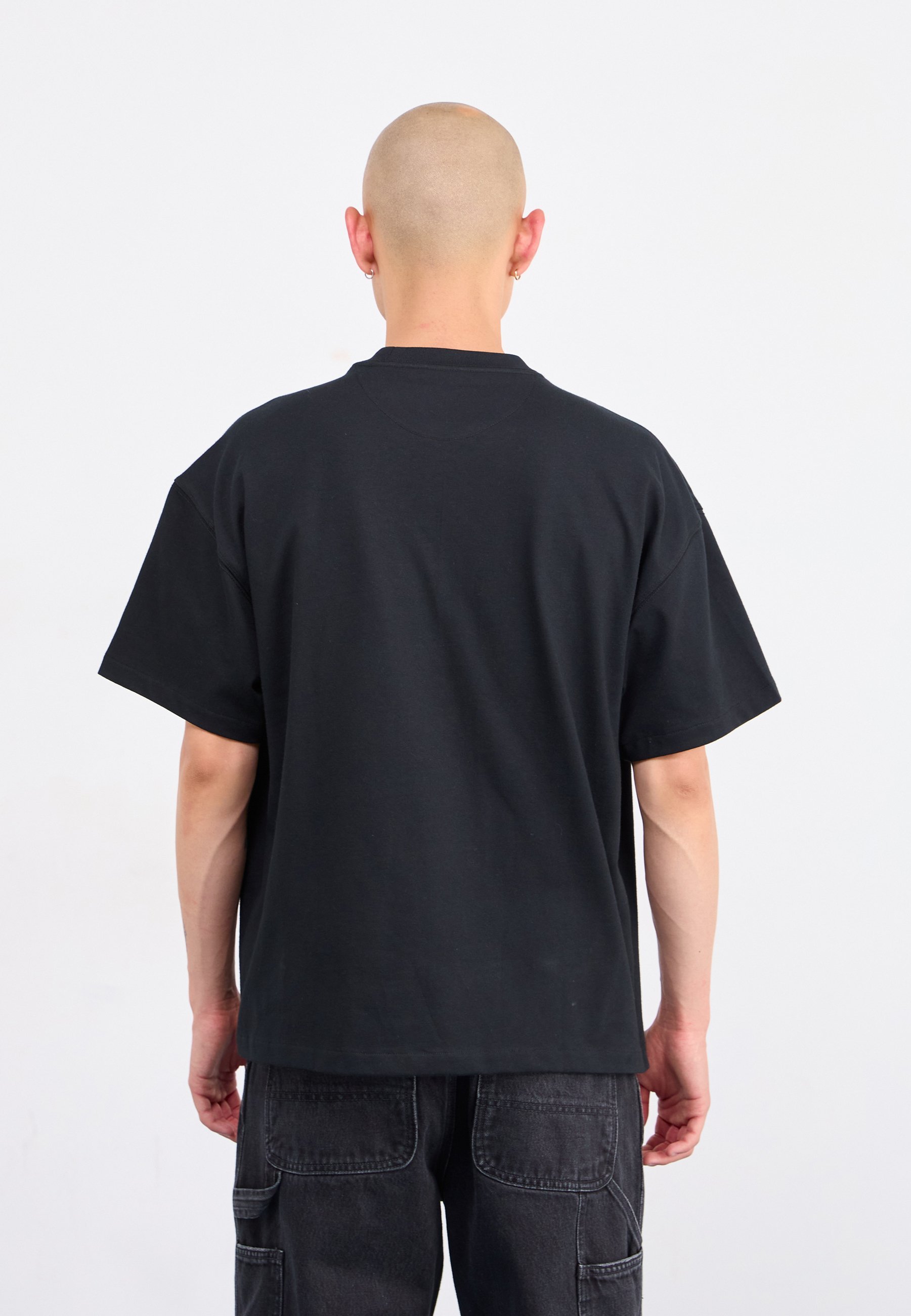 Dickies MINERAL HEAVYWEIGHT marškinėliai - paprasti marškinėliai - juodi