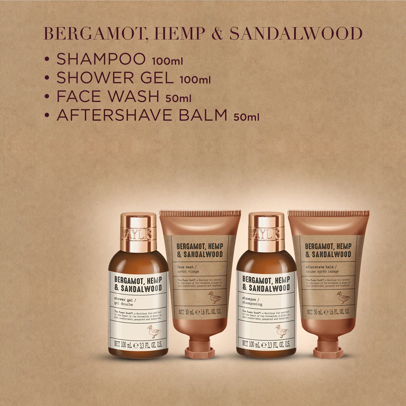 Dárková sada Baylis & Harding The Fuzzy Duck s bergamotem, konopím a santalovým dřevem
