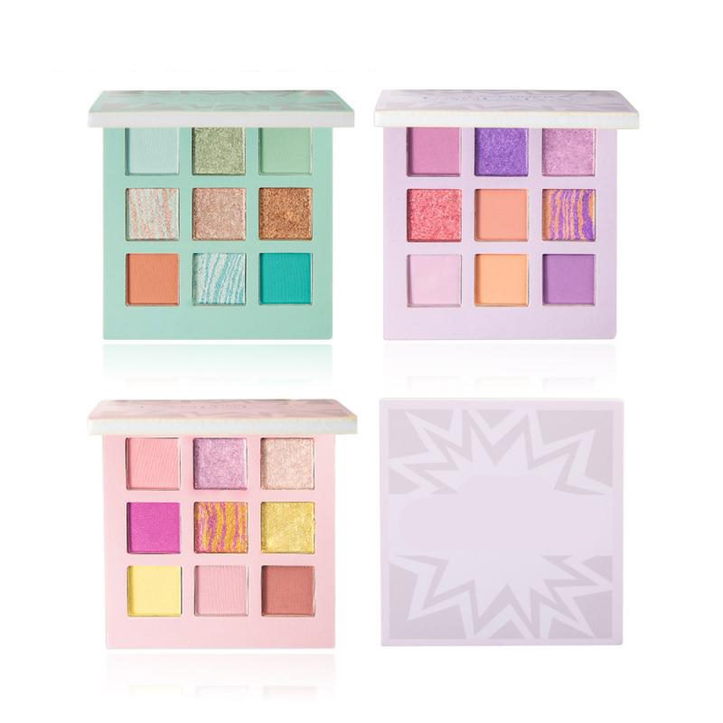 Palette de 9 fards à paupières nacrés et scintillants, fini mat, poudre, maquillage naturel pour les yeux (TSLM1)