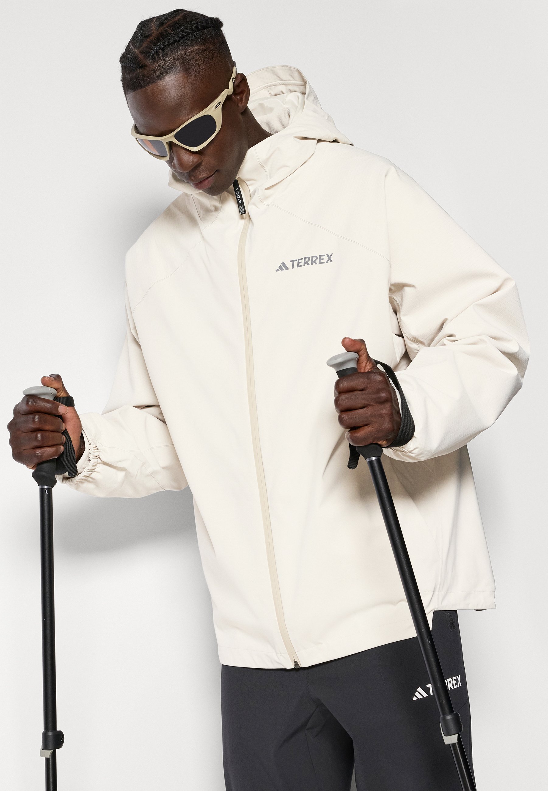 Adidas Terrex Outdoor jas - aluminium