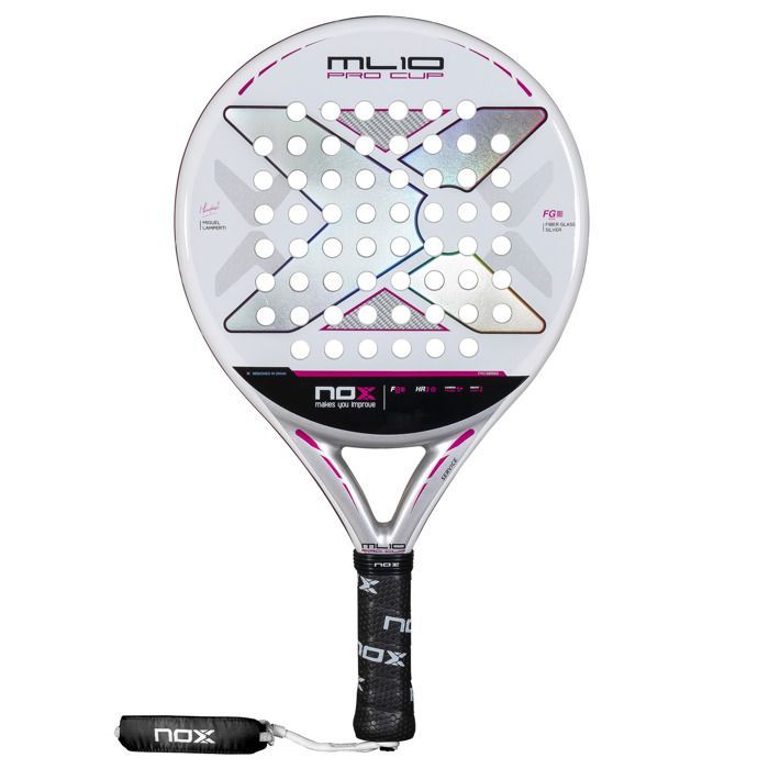 Nox ML10 Pro Cup Silver Miguel Lamperti padel racket