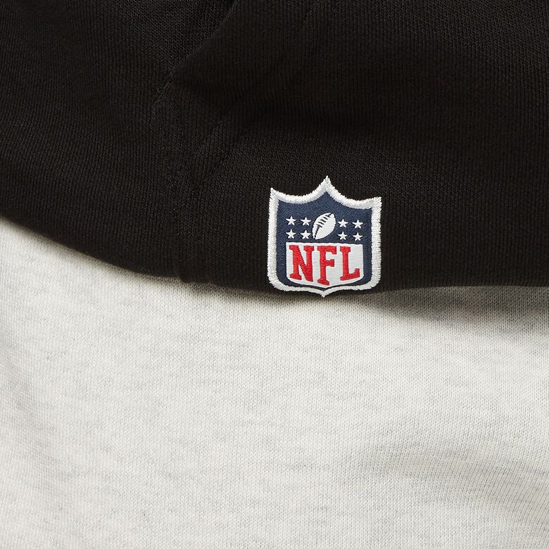Moletom com capuz com estampa da NFL e o logo do Las Vegas Raiders
